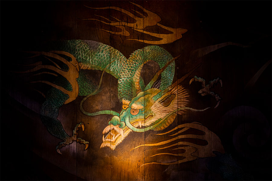 จิตรกรรมเพดานโดยคาโนะ ทานุน